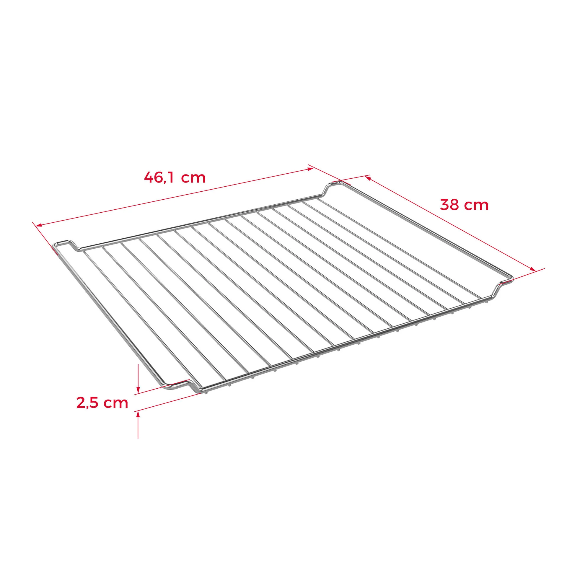 Rejilla de acero inoxidable para hornos estándar de 60cm - Image 3