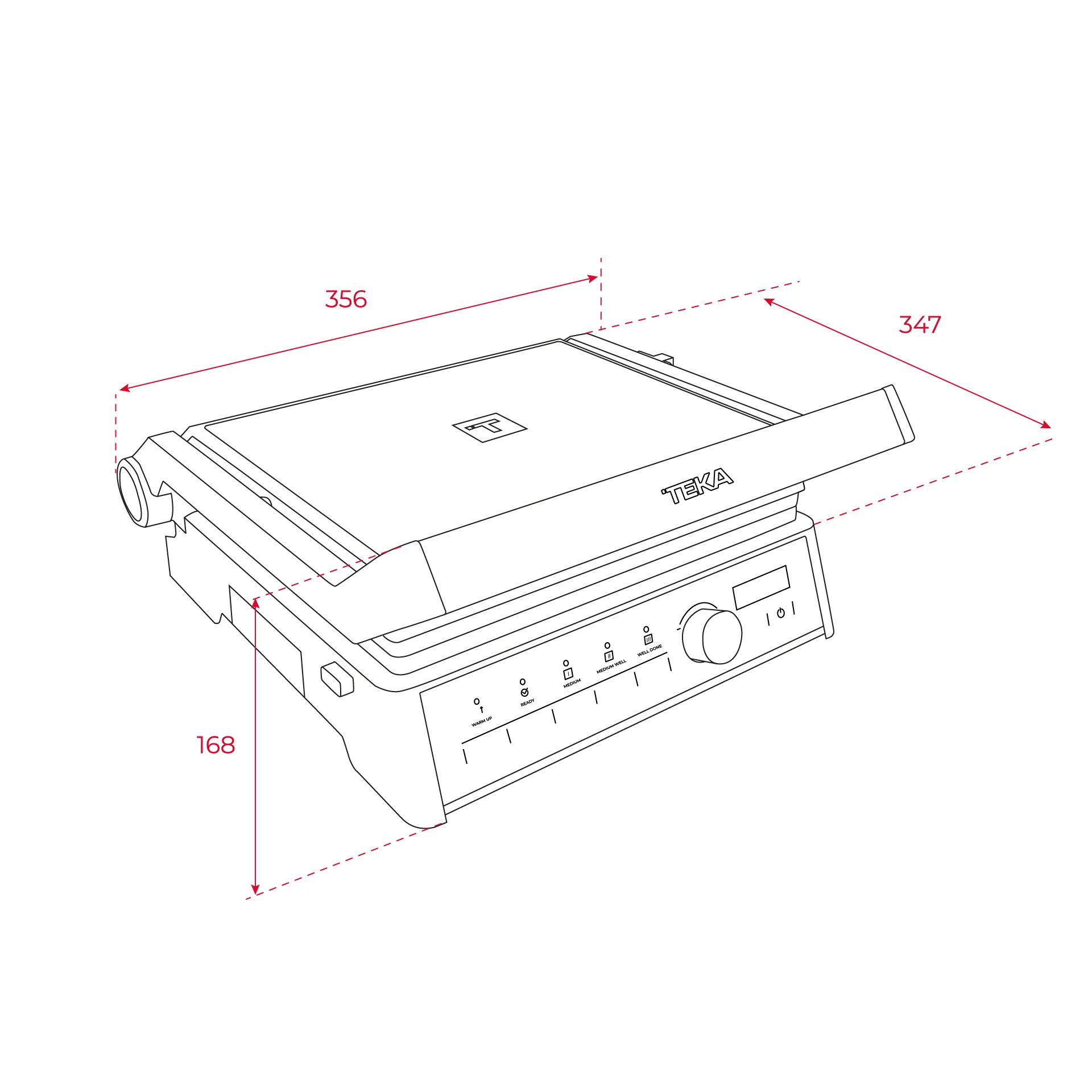 Grill eléctrico multifunción EliteGrill de libre instalación con 5 funciones de cocinado - Image 3
