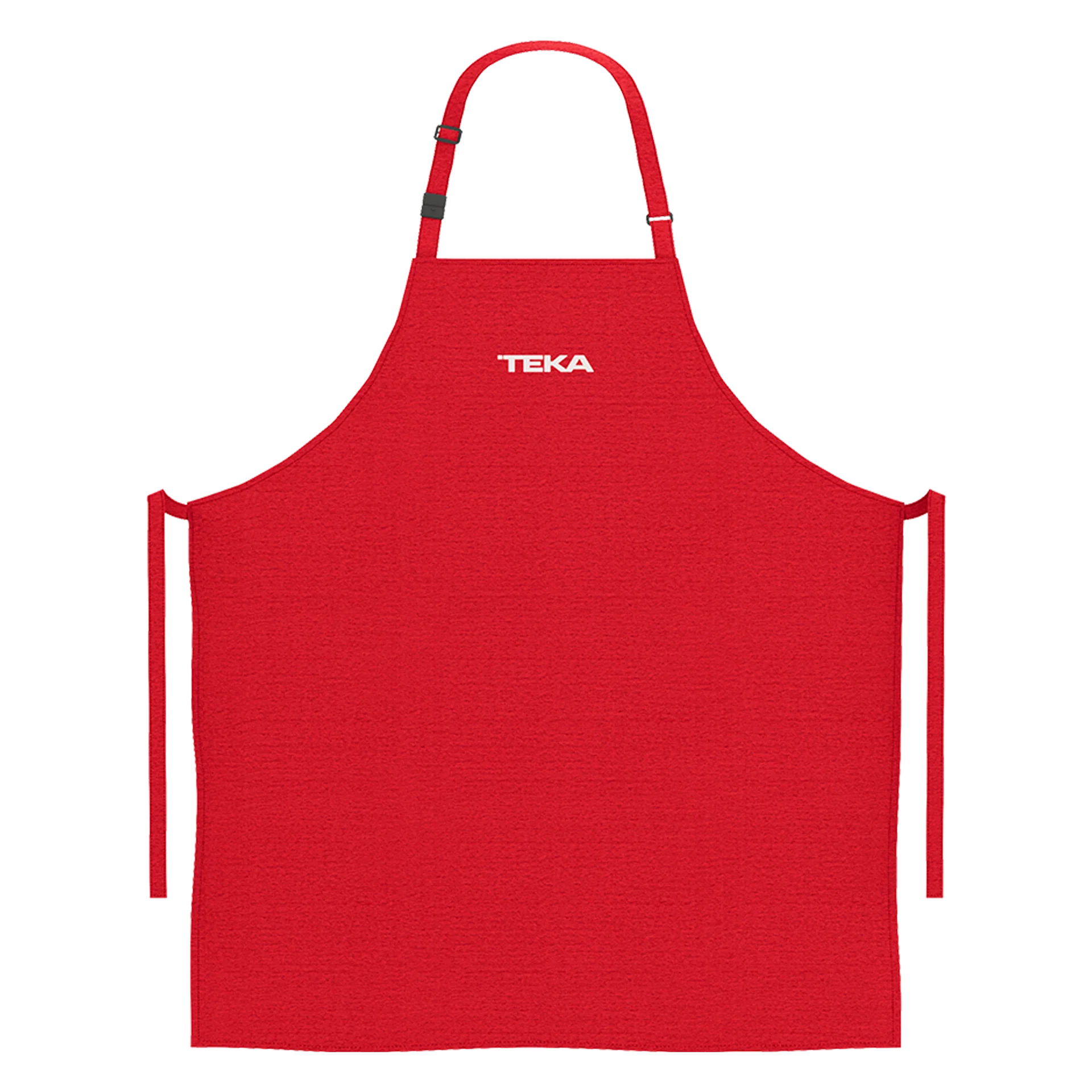 Delantal de cocina con cuello ajustable de color rojo para niño