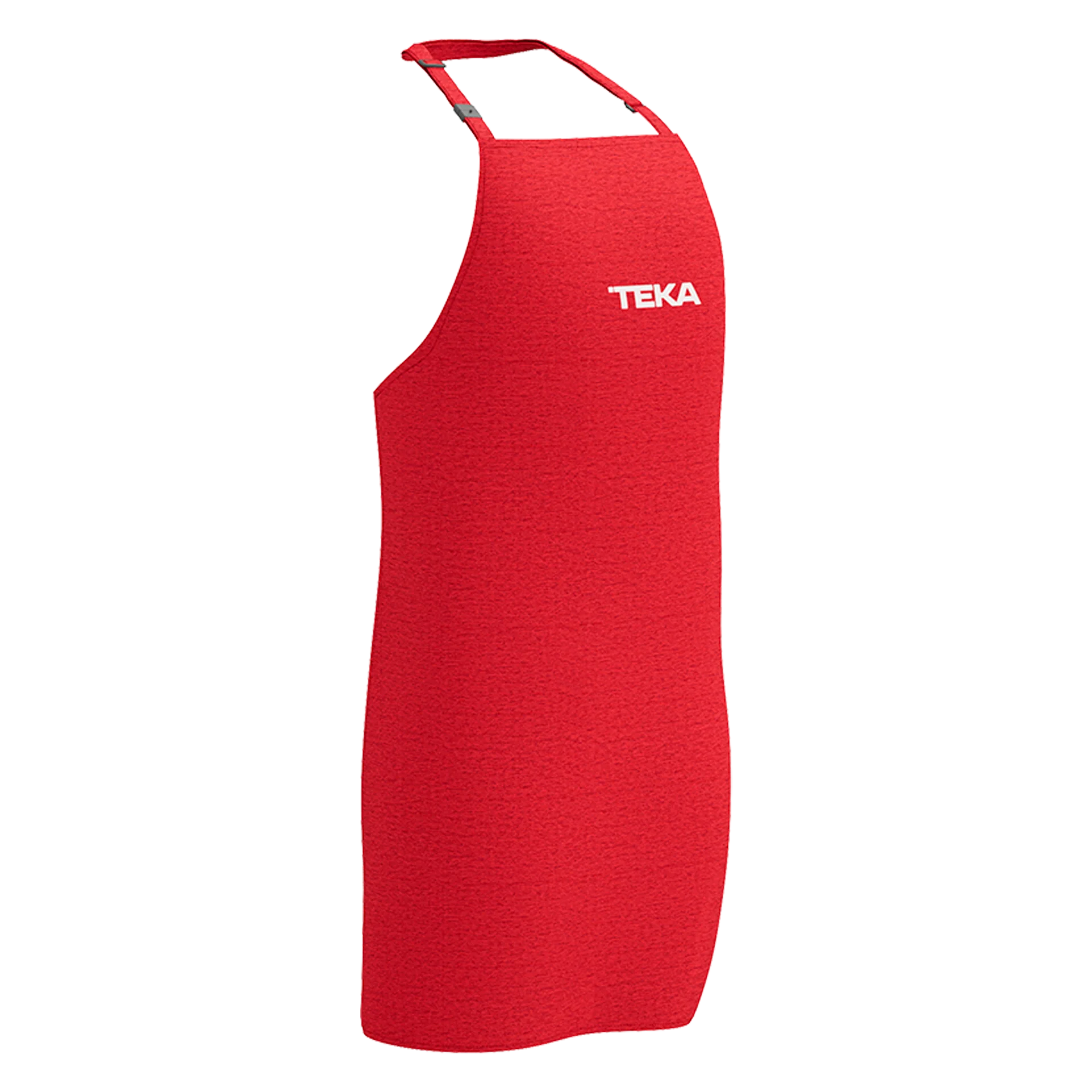 Delantal de cocina con cuello ajustable de color rojo para niño - Image 2