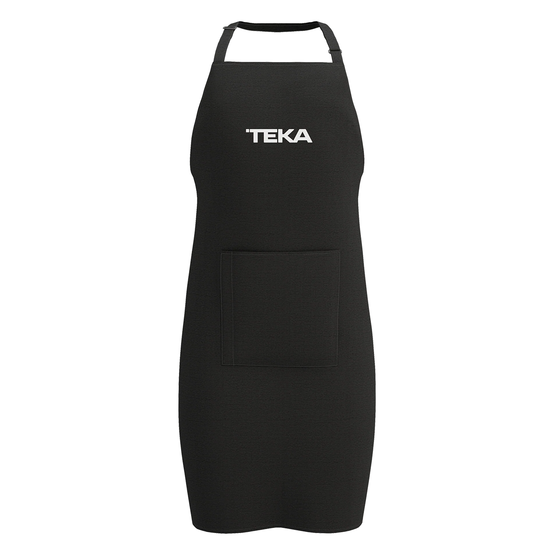 Delantal de cocina con bolsillo frontal y cuello ajustable