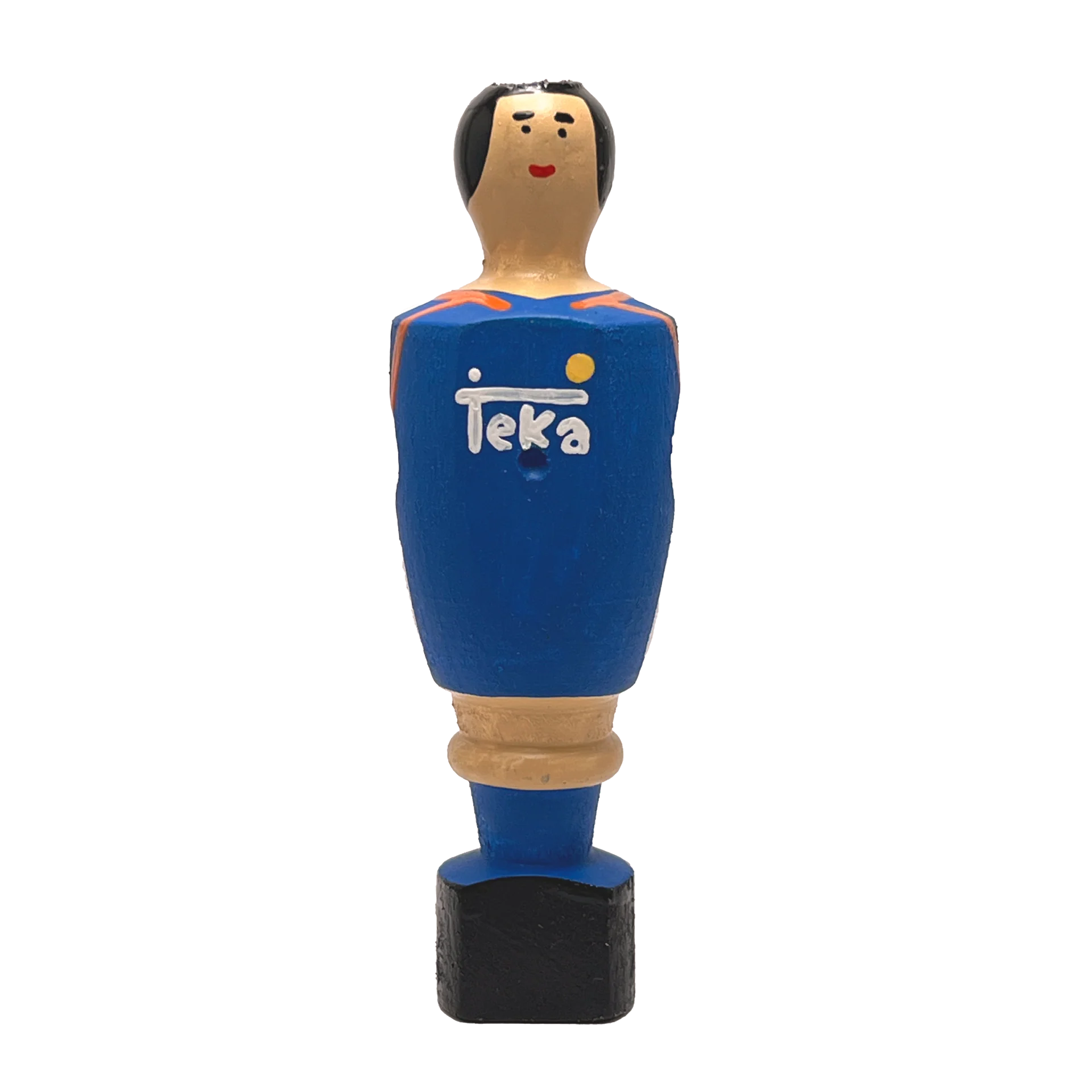 Jugador de futbolín artesanal Teka con imán para frigorífico, Tercera Equipación 98-99