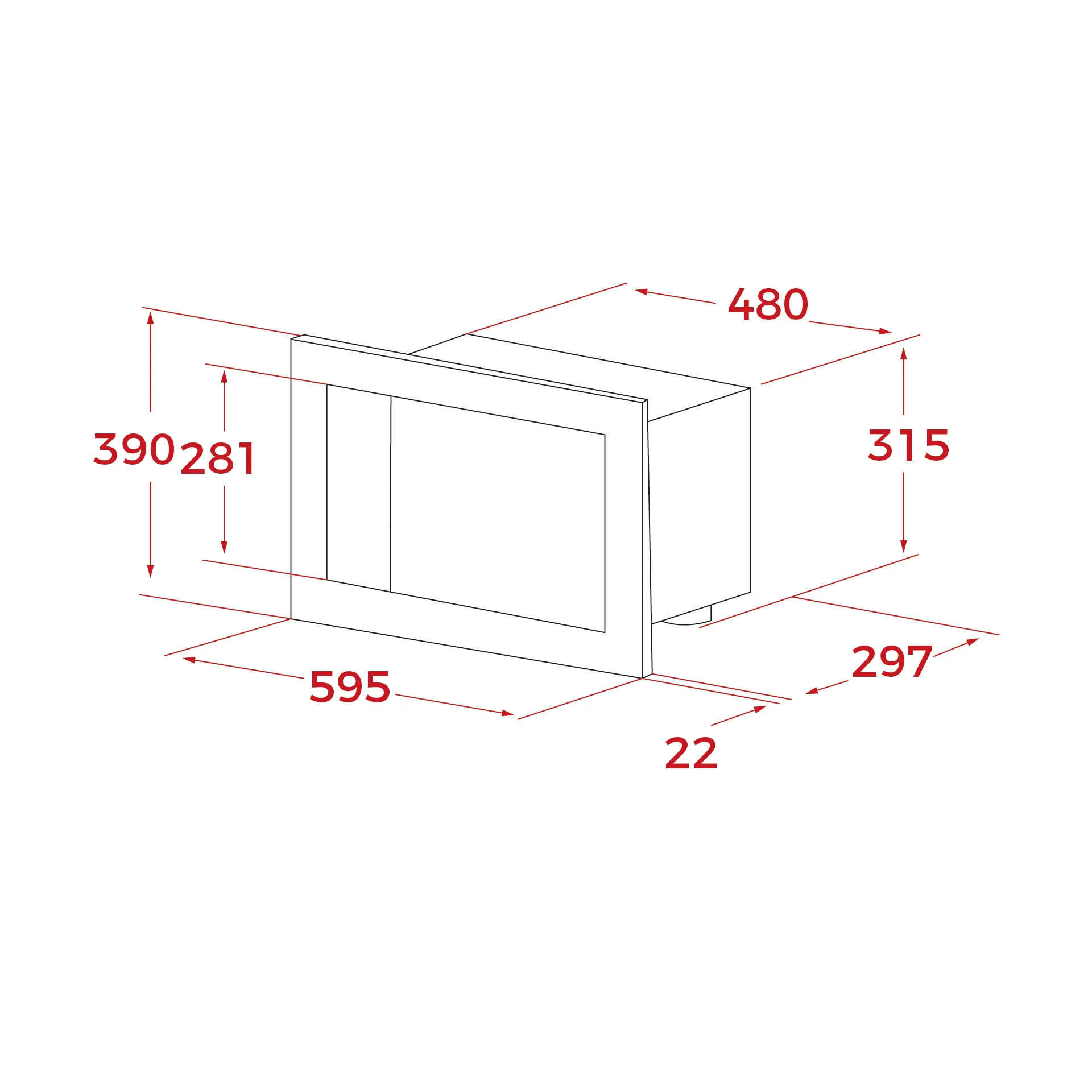 Microondas con grill integrable ML 8210 BIS BK con 20 L de capacidad - Image 3