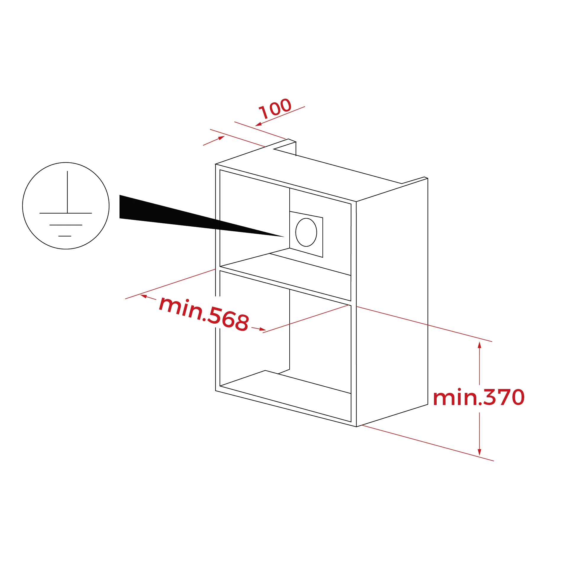 Microondas integrable NEO MS 6200 BIH con 3 menús de acceso directo y control táctil - Image 7