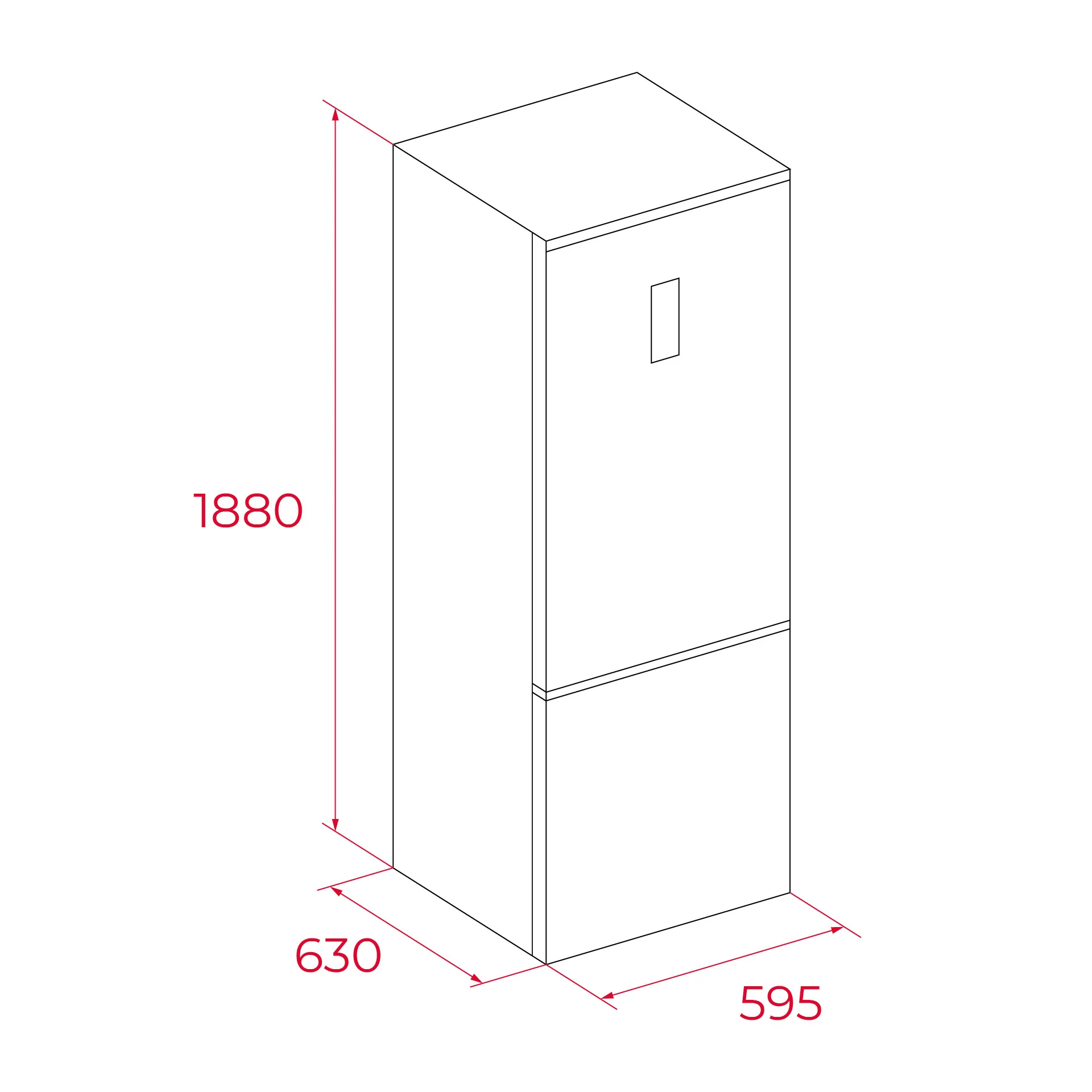 Frigorífico Combi de libre instalación RBF 44630 WH, Total No Frost y clase D - Image 3