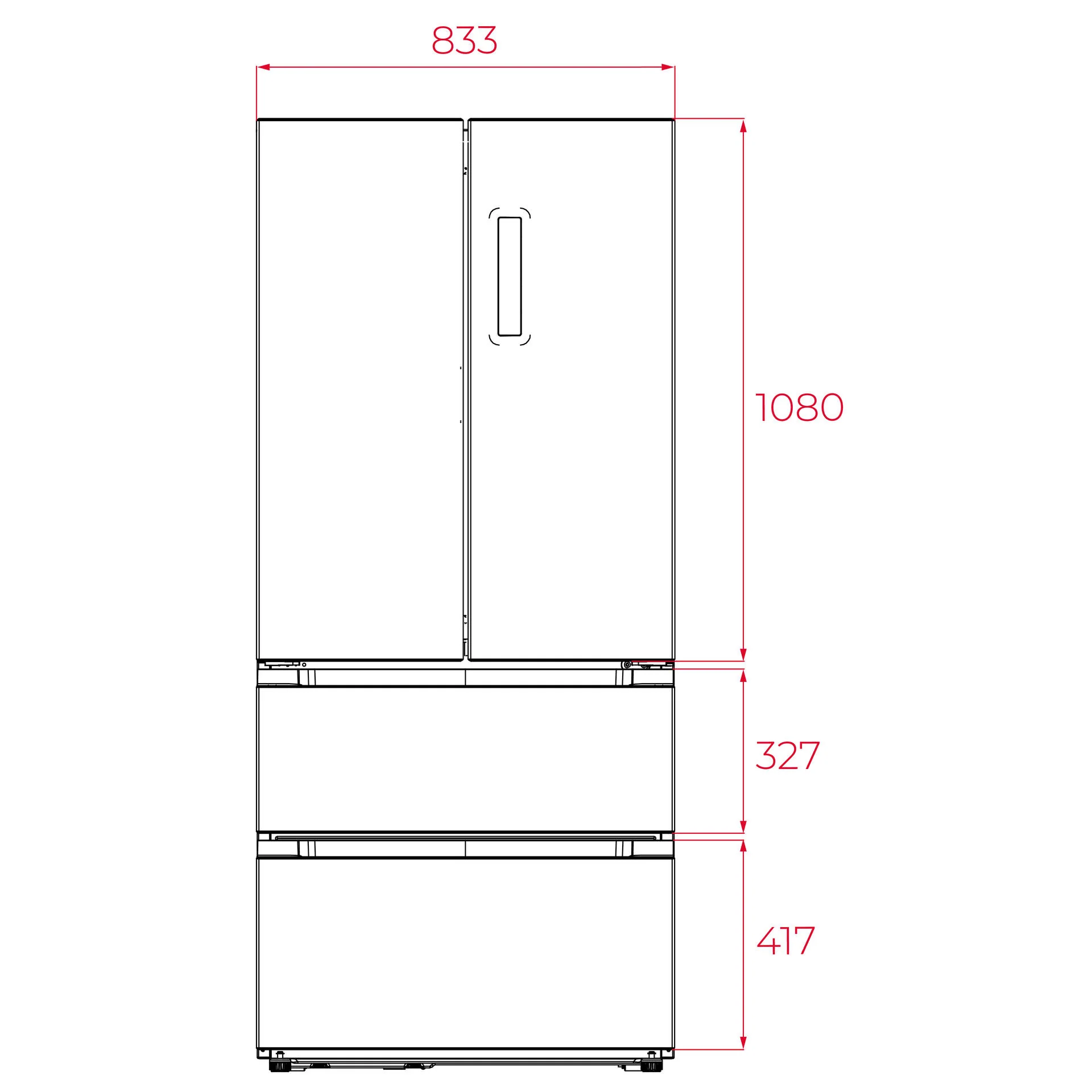 Frigorífico French Door RFD 77825 de libre instalación con motor Inverter y sistema antibacterial - Image 4