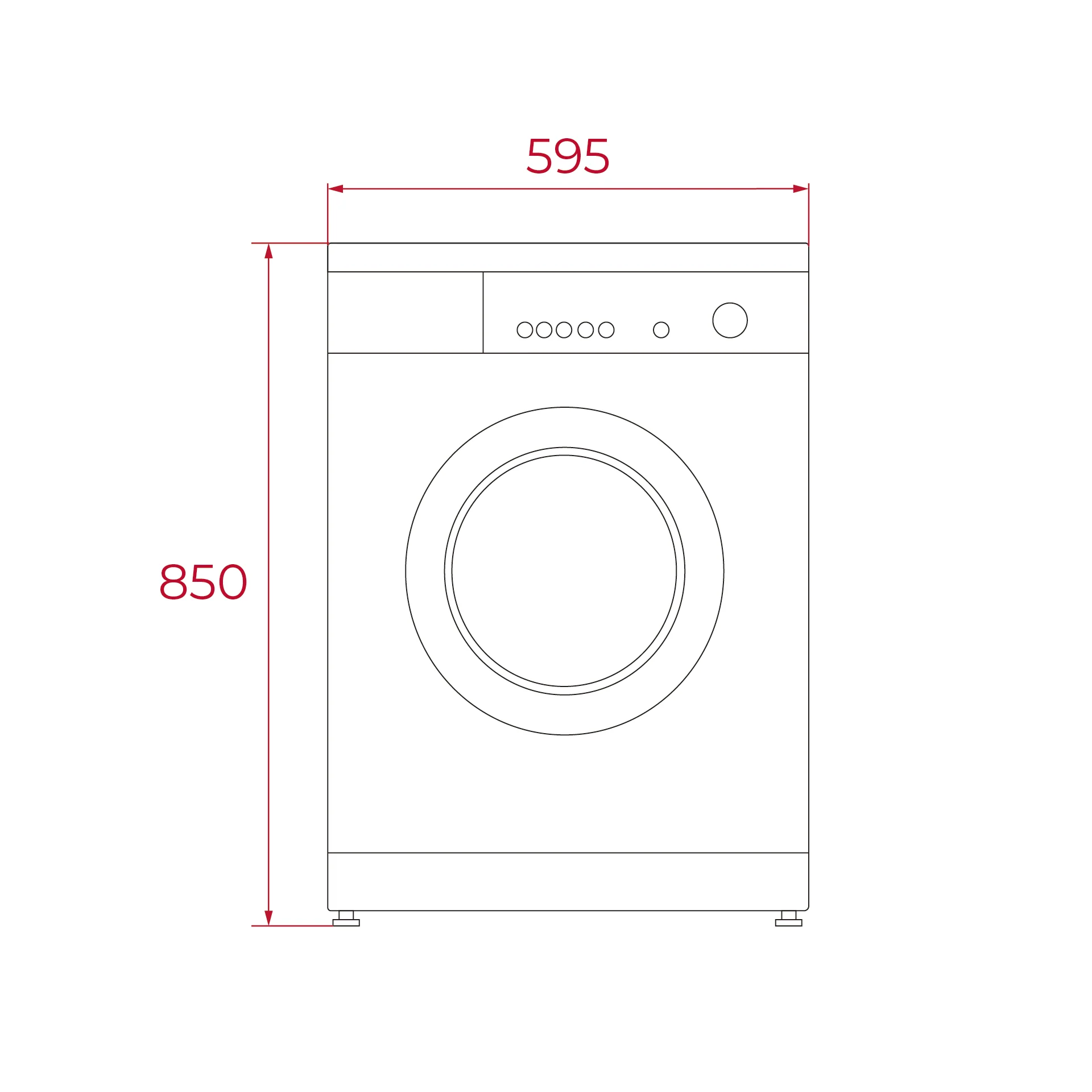 Lavadora de libre instalación WMK 10620 con 15 programas y capacidad de lavado de 6 kg - Image 3