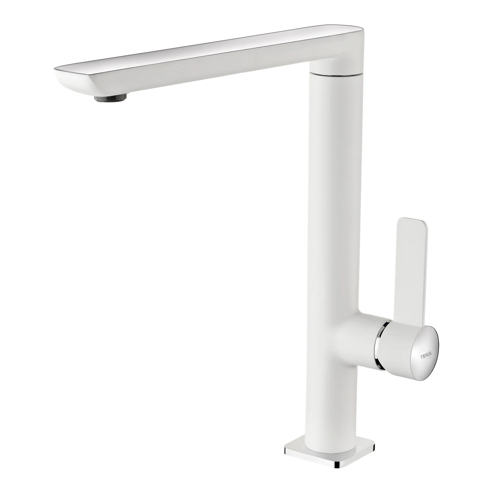 Grifo de cocina monomando FO 915 de caño alto giratorio con diseño minimalista